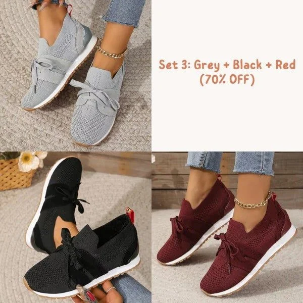 [#1 Trending 2024] 🔥Women's Breathable Flying Woven Sneakers (SALE 70% OFF)