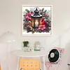 Cardinal and Lamp Full Stamped Cross Stitch Kit 11CT 3-Strand 40x40cm Animal