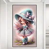 (40*70cm)Girl - Full Round Drill Diamond Painting