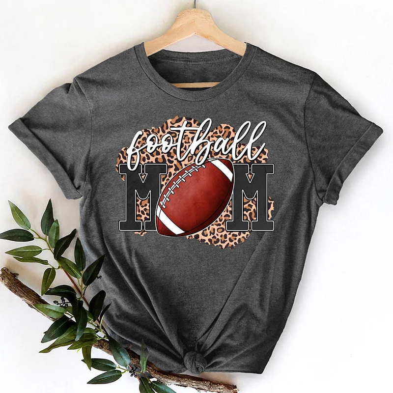 Football Mom Glitter Shirts