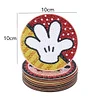 8PCS Disney Mickey Minnie - 5D DIY Handwerk Untersetzer