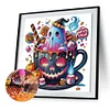 >SALE<5D DIY Partial Special Shaped Drill Diamond Painting Ghost Candy Home Art30x30cm