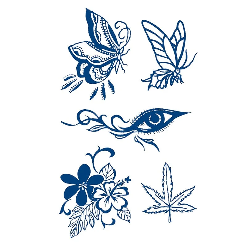 GH1-50 Herbal Juice Tattoo Sticker Semi-permanent Men and Women Long-lasting Waterproof Sweat Plant Juice Tattoo Sticker