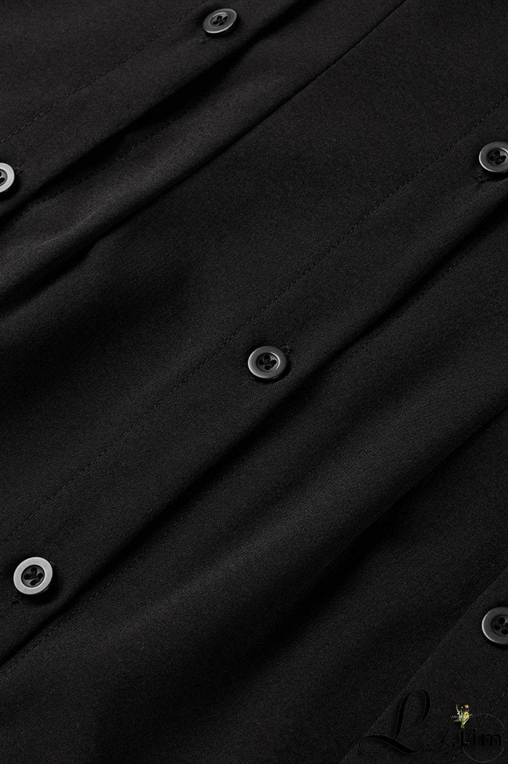 White Casual Solid Split Joint Turndown Collar Shirt Dress Dresses