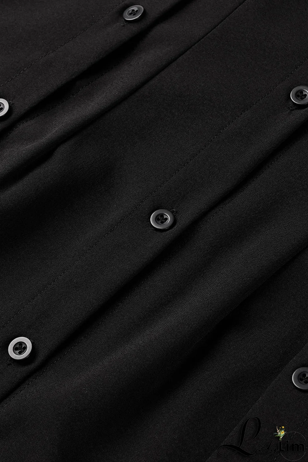 White Casual Solid Split Joint Turndown Collar Shirt Dress Dresses