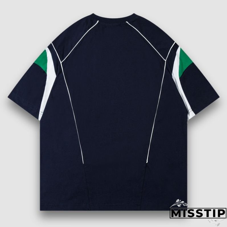 Solid Patch Racing Tee