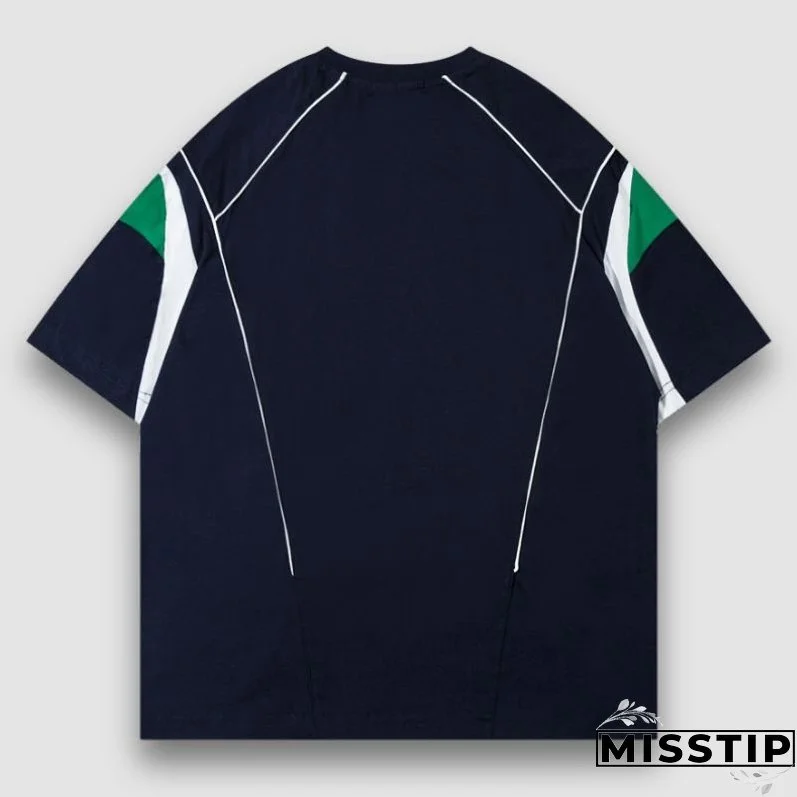 Solid Patch Racing Tee