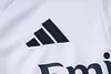 Joyfball 2024/2025 Kids Size Real Madrid Half-Pull Training Suit White Football Shirt 1:1 Thai Quality