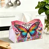 Butterflys Diamond Painting Tissue Box Cover DIY Desk Organizer