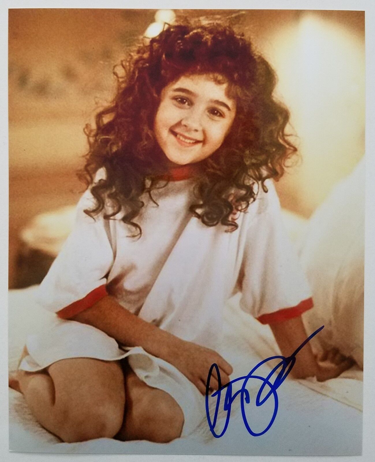 Alisan Porter Signed Curly Sue 8x10 Metallic Photo Poster painting Actress Singer The Voice RAD