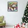 Diamond Painting-DIY Full Round Drill Indian Style Bear(40*40CM)