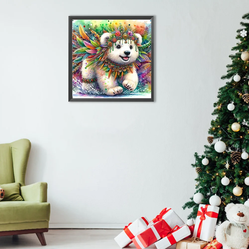 Diamond Painting - Full Round Drill - Bear(Canvas|40*40cm)