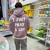 I Just Pray Minimalist Hoodie