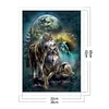 Wolf-11CT Stamped Cross Stitch Kit(36x46cm)