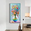 (40*70cm)Flower - Full Round Drill Diamond Painting