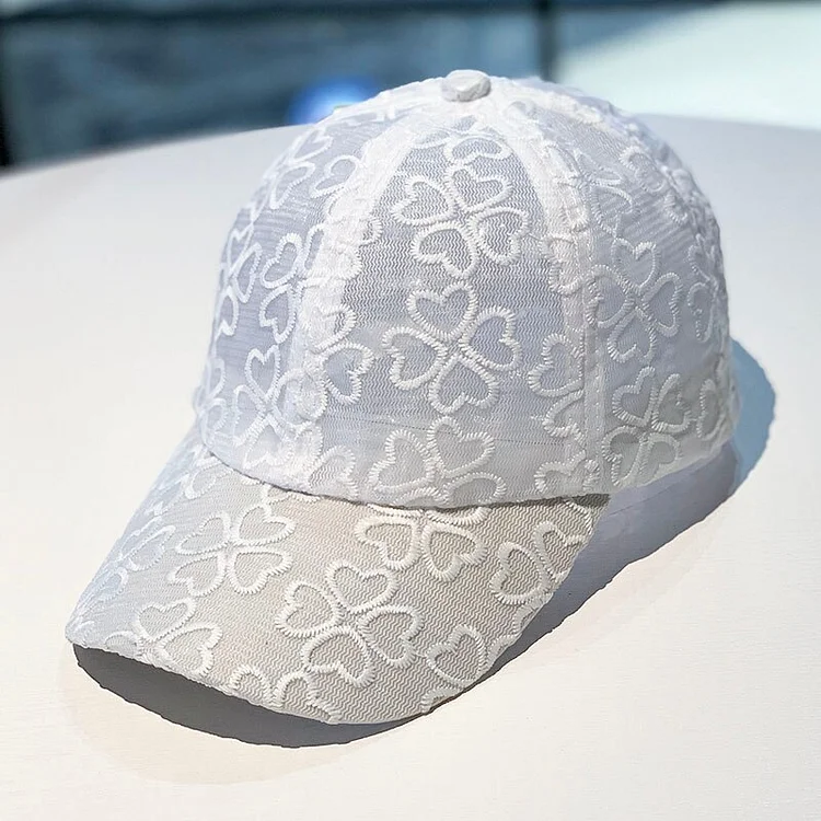 Summer Womens Baseball Cap Thin Breathable Mesh Gauze HatEverything Sun Visor Hats Net Red The Same Style Caps