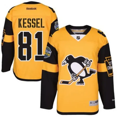 Penguins #81 Phil Kessel Gold 2017 Stadium Series Stitched Youth NHL Jersey