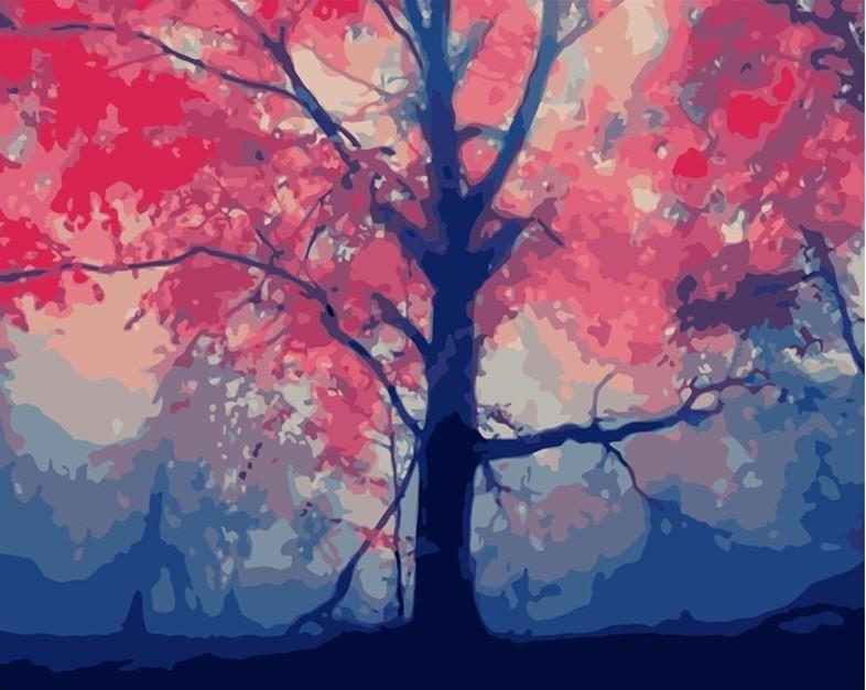 

Woods In The Fog – Paint By Numbers - 40*50CM, 501 Original