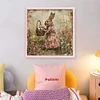 (Multi-Style) Retro Bunny-11CT Stamped Cross Stitch 40*40cm/15.75*15.75in