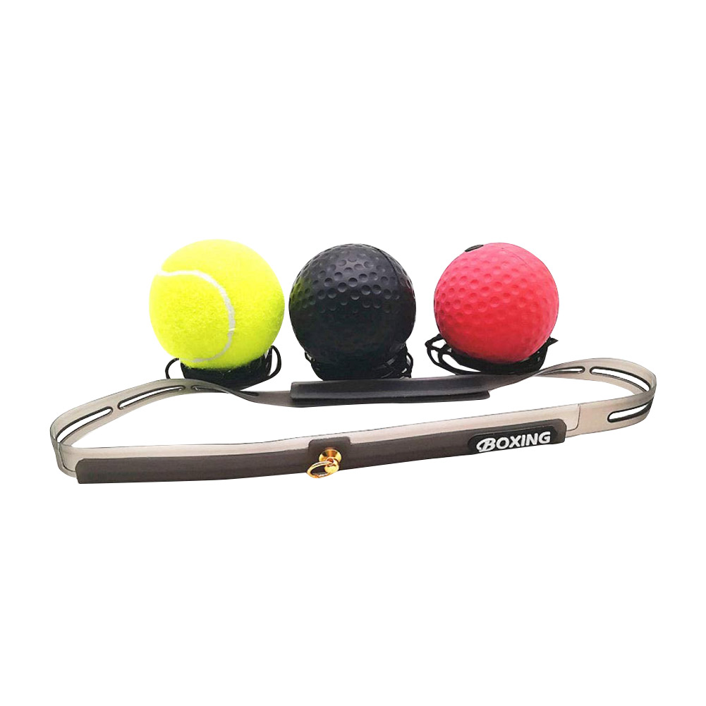 

Boxing Reflex Speed Punch Ball Tennis Ball Headband Set MMA Training Tool, 501 Original