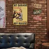 My Garage My Rules - Vintage Metal Signs - 30*40cm