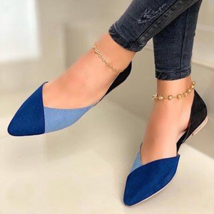 2021 New arrival women flats beautiful and fashion summer shoes low heel ballerina comfortable casual women shoes A138