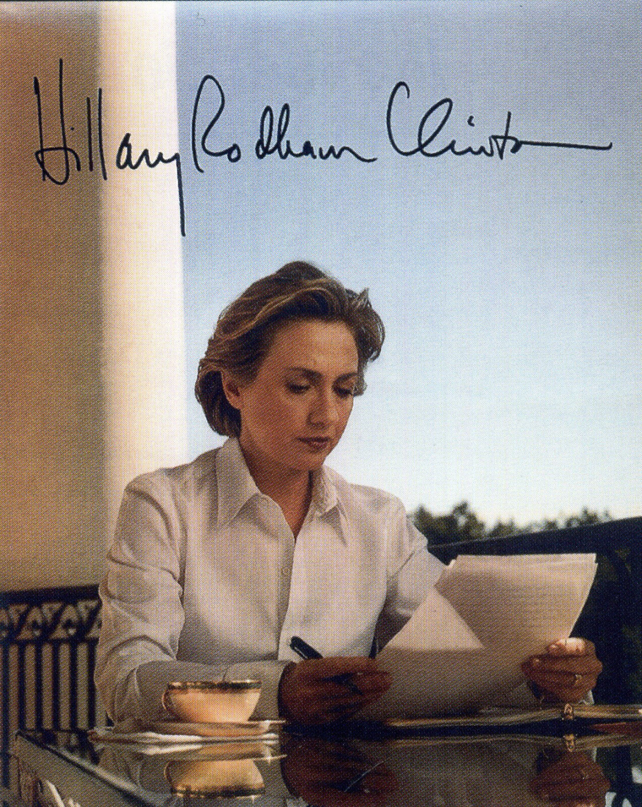 HILLARY CLINTON Signed Photo Poster paintinggraph - former US President's First Lady - preprint