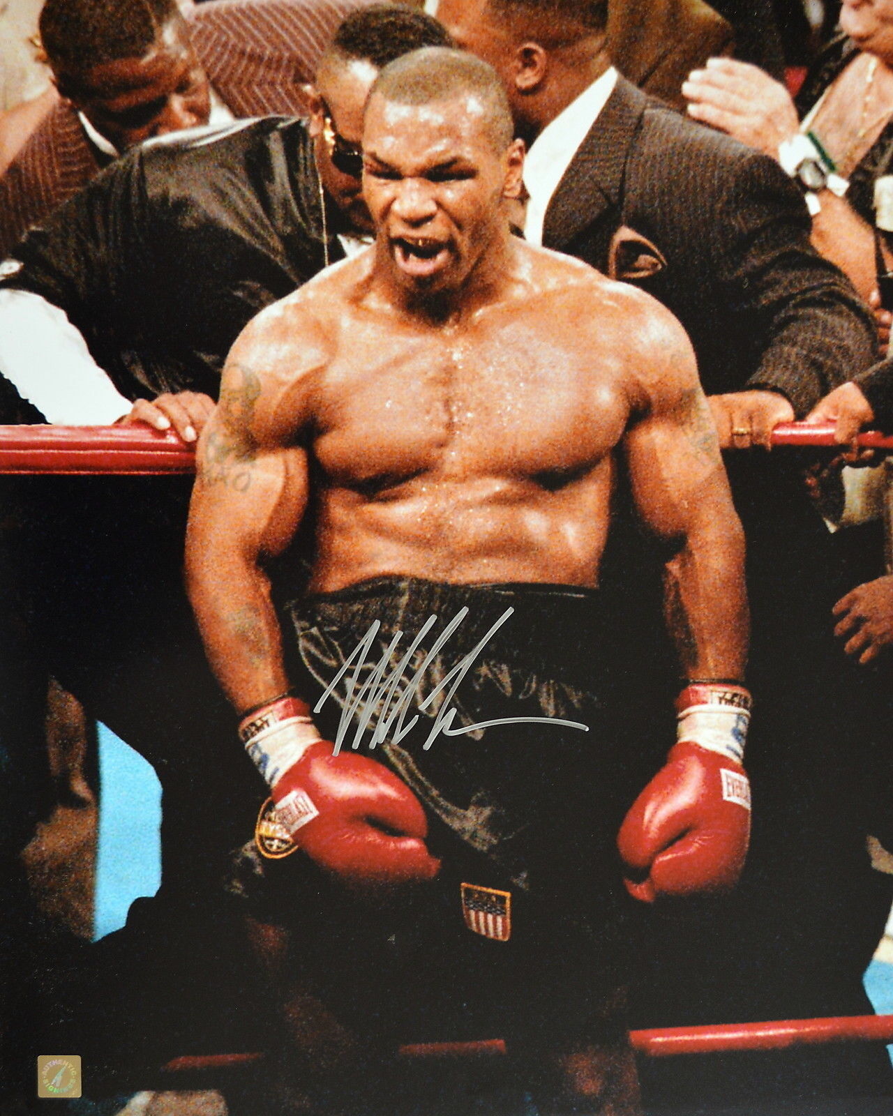 Mike Tyson Autographed Signed 16x20 Photo Poster painting IN RAGE