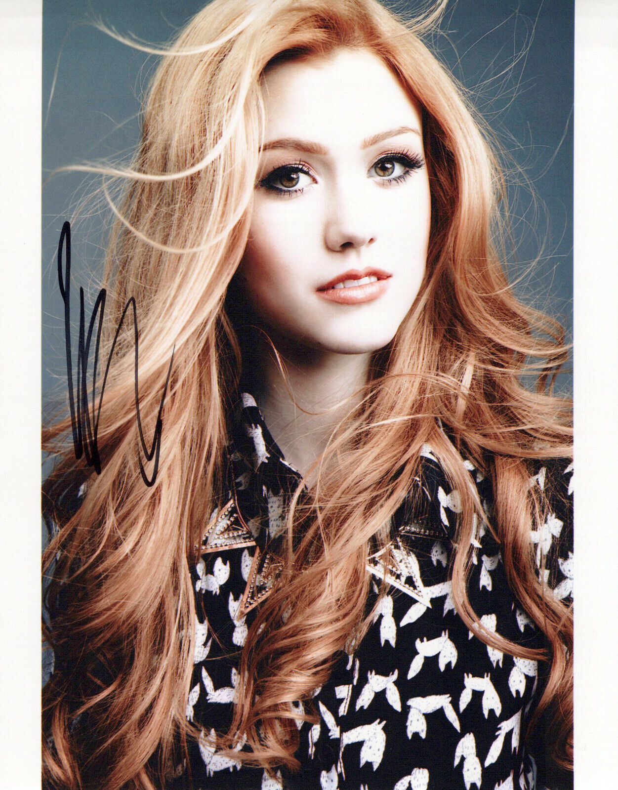 Katherine McNamara glamour shot autographed Photo Poster painting signed 8x10 #5