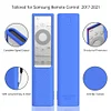 Silicone Samsung Remote Cover Compatible with 2017-2023 Samsung SolarCell TV Remote TM2240A(2023) TM2180E TM2280E(2022) Samsung Smart Remote Case Shockproof Anit-Lost with Lanyard(Glow in Dark Blue) SIKAI CASE