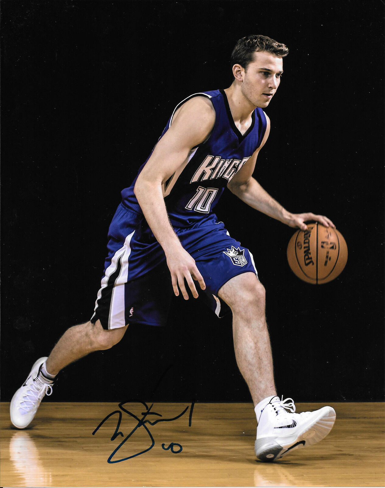 GFA Sacramento Kings * NIK STAUKAS * Signed 8x10 Photo Poster painting N3 COA