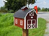 🔥Hot Sale🏠Handmade Rustic Barn Mailbox-mysite-Adracos