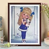 Diamond Painting-DIY Crystal Rhinestone Doll