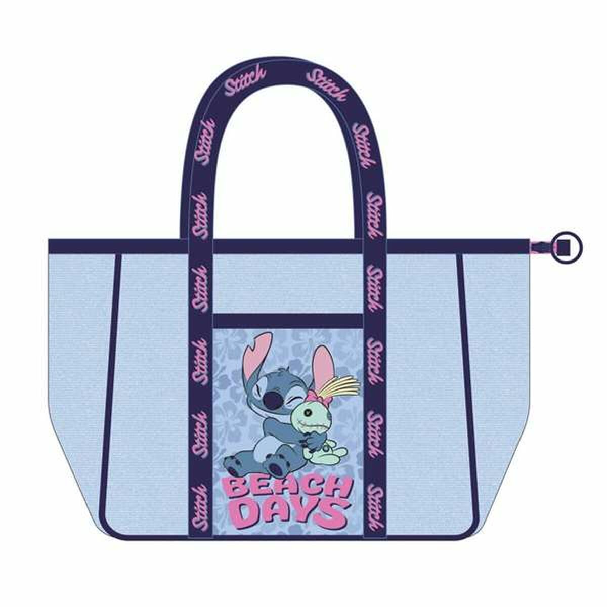 Beach Bag Stitch Blue 62,0 x 39,0 x 20,0 cm