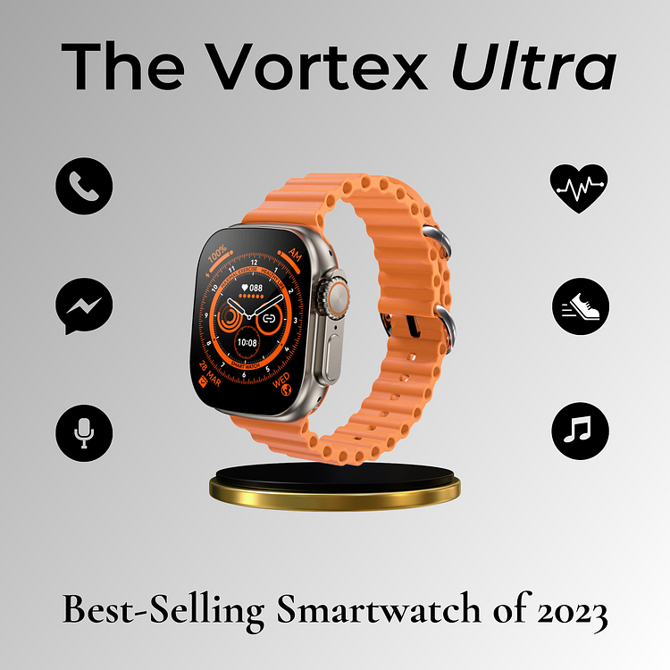 Wolfnotch The Vortex Ultra Smartwatch | The Perfect Blend of Affordability and Style