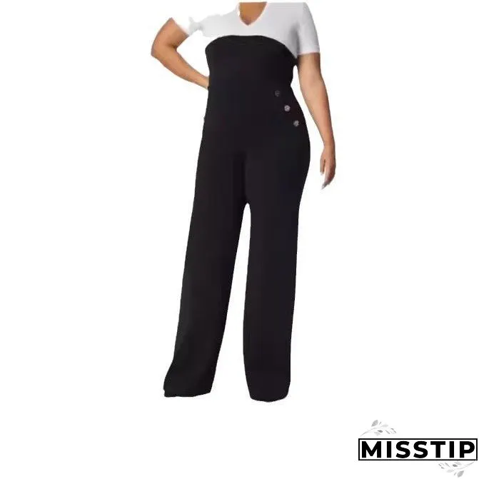 Women's Fashion Wear Casual Straight High Waist Pants