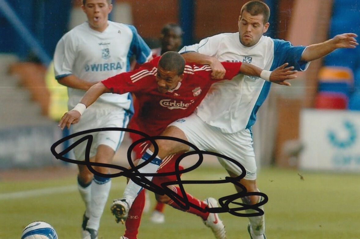 LIVERPOOL HAND SIGNED NATHAN ECCLESTON 6X4 Photo Poster painting 1.