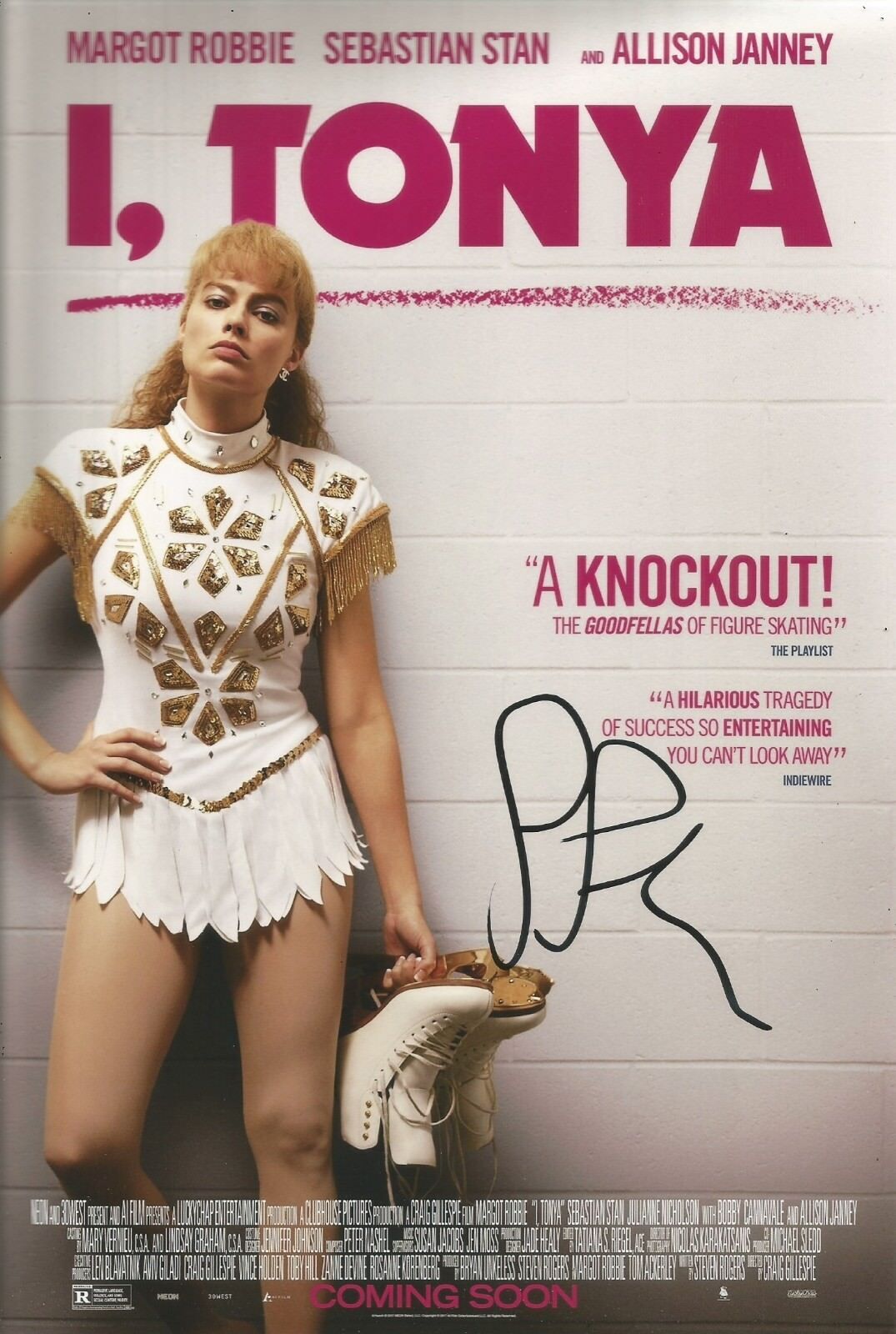 Craig Gillespie *Director* Signed I, Tonya 12x8 Photo Poster painting AFTAL