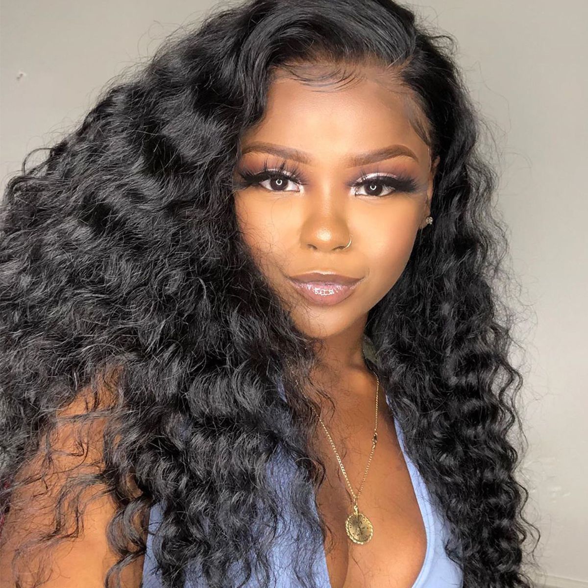 Loose Deep 13x6 Transparent Lace Frontal Wigs 200% Density Human Hair Wigs