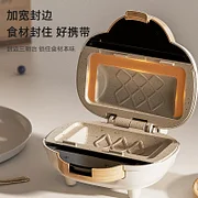 mollyestelle三明治机早餐机家用热压烤面包帕尼尼机多功能吐司机