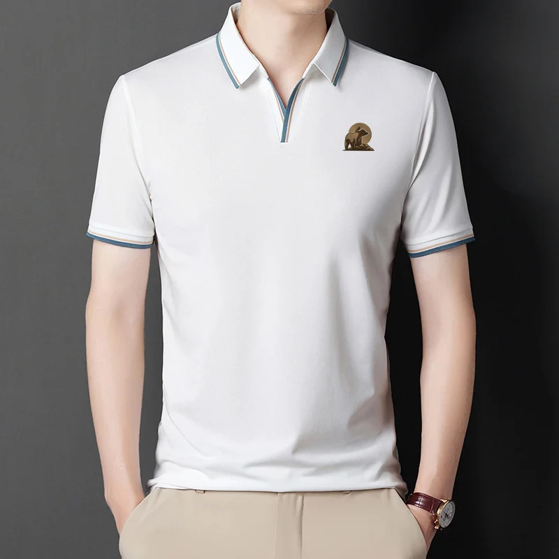 Men's Casual Solid Polo Shirts