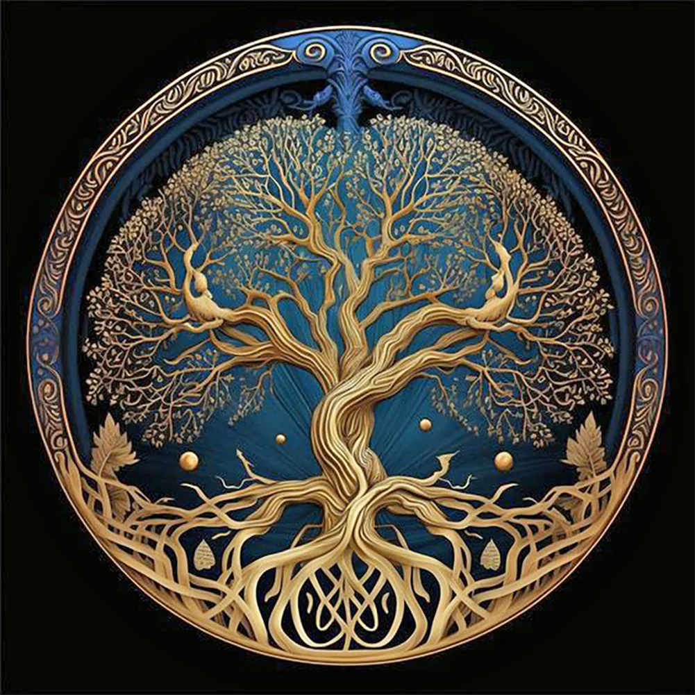 2pcs Diamond Painting - Full Round Drill - Life Tree(Canvas|30*30cm)
