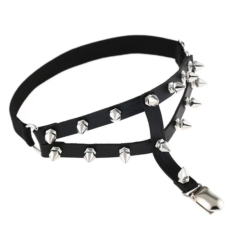 SPIKE LEG GARTER