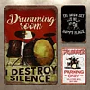 3pcs - Drum Set - Vintage Metal Signs(12*16Inch)