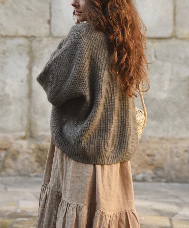 The Ultimate Oversized Heavyweight Midi Blend Cardigan