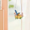 2Pcs Blumen und Vögel - 5d DIY Handwerk Anhänger