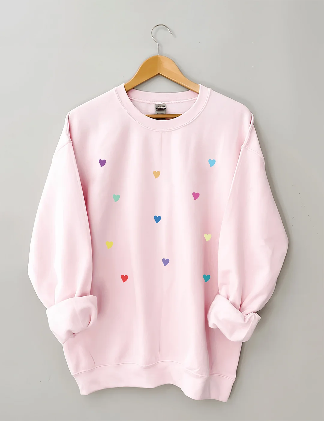 Colorful Hearts Sweatshirt