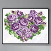 Rose - 9CT Partial Beaded Cross Stitch Kit(39x33cm)