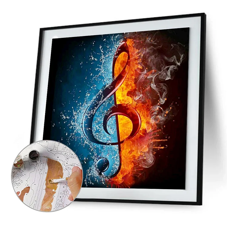 Musical Note - Paint By Numbers(40*40cm)