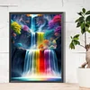 >SALE<5D DIY Full Round Drill Partial AB Diamond Painting Waterfall Art Decor 45x60cm